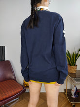 Load image into Gallery viewer, Vintage Ralph Lauren polo shirt long sleeve navy blue cotton number 2 sweater women M men S
