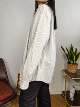 Load image into Gallery viewer, Vintage Ralph Lauren cotton shirt check checker white button up long sleeve unisex men L
