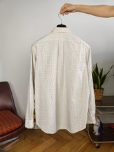 Load image into Gallery viewer, Vintage Ralph Lauren cotton shirt check checker white button up long sleeve unisex men L
