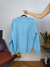 Load image into Gallery viewer, Vintage Ellesse knit knitted sweater pullover jumper sky blue M
