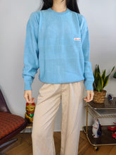 Load image into Gallery viewer, Vintage Ellesse knit knitted sweater pullover jumper sky blue M
