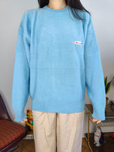 Load image into Gallery viewer, Vintage Ellesse knit knitted sweater pullover jumper sky blue M
