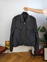 Load image into Gallery viewer, Vintage 100% wool Marc Jacobs winter jacket short coat grey women men unisex M-L
