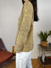Load image into Gallery viewer, Vintage wool sweater S M | pullover knit knitted jumper V neck beige brown Italy
