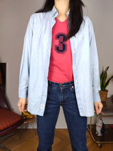 Load image into Gallery viewer, Vintage CK cotton shirt S | Calvin Klein denim blue button up blouse women
