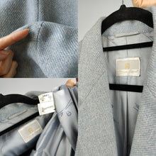 Load image into Gallery viewer, The Etienne Aigner Wool Blue Blazer | Vintage designer 100% virgin wool jacket women DE38 EU S
