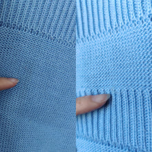 Load image into Gallery viewer, Vintage Ellesse knit knitted sweater pullover jumper sky blue M
