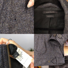 Load image into Gallery viewer, Vintage 100% wool Marc Jacobs winter jacket short coat grey women men unisex M-L
