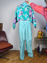 Load image into Gallery viewer, Vintage Sergio Tacchini ski suit S | snow snowboard winter blue sport jumpsuit women
