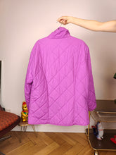 Load image into Gallery viewer, Vintage FILA quilted jacket M | pink purple coat women
