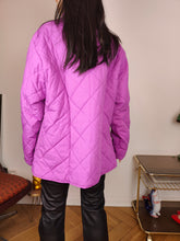 Load image into Gallery viewer, Vintage FILA quilted jacket M | pink purple coat women
