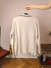 Load image into Gallery viewer, Vintage Fred Perry polo shirt S M | long sleeve beige cotton sweater women
