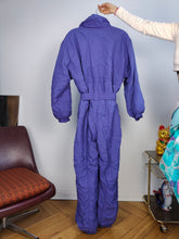 Load image into Gallery viewer, Vintage Belfe ski suit M | snow snowboard winter purple sport jumpsuit women
