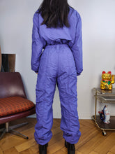 Load image into Gallery viewer, Vintage Belfe ski suit M | snow snowboard winter purple sport jumpsuit women
