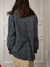 Load image into Gallery viewer, The Blue White Speckle Pattern Shirt | Vintage Youngline Seidensticker long sleeve print triangle unisex men 41/42 L-XL
