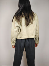 Load image into Gallery viewer, The Pepe Cream | Vintage Pepe Jeans denim jacket S
