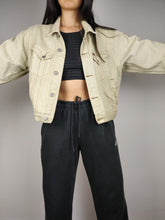 Load image into Gallery viewer, The Pepe Cream | Vintage Pepe Jeans denim jacket S
