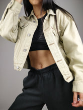 Load image into Gallery viewer, The Pepe Cream | Vintage Pepe Jeans denim jacket S
