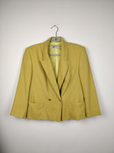 Load image into Gallery viewer, The Yellow Tango | Vintage wool blend blazer jacket M
