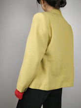 Load image into Gallery viewer, The Yellow Tango | Vintage wool blend blazer jacket M
