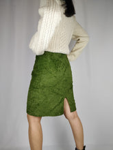Load image into Gallery viewer, The Green Grass | Vintage fluffy furry skirt S
