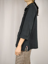 Load image into Gallery viewer, The Black Burberry | Vintage Burberry Brit designer polo top M-L
