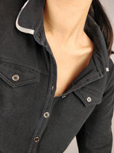 Load image into Gallery viewer, The Black Burberry | Vintage Burberry Brit designer polo top M-L
