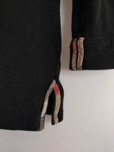 Load image into Gallery viewer, The Black Burberry | Vintage Burberry Brit designer polo top M-L
