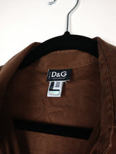 Load image into Gallery viewer, The Brown D&amp;G | Vintage Dolce &amp; Gabbana designer sleeveless blouse top XS-S
