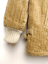 Load image into Gallery viewer, The Corduroy Teddy | Vintage brown beige teddy corduroy winter coat jacket S
