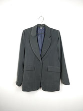 Load image into Gallery viewer, The Grey Blazer | Vintage dark grey blazer jacket 38 S
