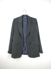 Load image into Gallery viewer, The Grey Blazer | Vintage dark grey blazer jacket 38 S
