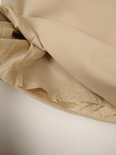 Load image into Gallery viewer, The Bread Roll | Vintage wool beige nude mini pencil skirt XS-S
