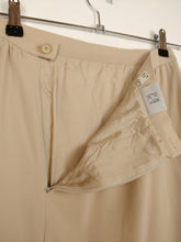 Load image into Gallery viewer, The Bread Roll | Vintage wool beige nude mini pencil skirt XS-S
