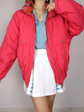 Load image into Gallery viewer, The Pink Belfe Bomber Jacket | Vintage 90s Belfe hot pink ski snow sport bomber padded coat jacket M
