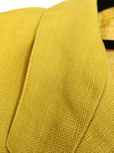 Load image into Gallery viewer, The Yellow Linen | Vintage yellow linen blazer jacket S-M
