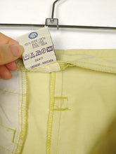 Load image into Gallery viewer, The Silk Culottes | Vintage 90s silk yellow culottes shorts Yessica 42 M-L
