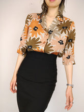 Load image into Gallery viewer, The Black Skirt | Vintage embroidery mini skirt black 36 XS-S
