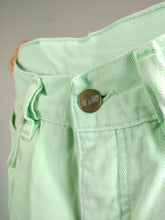 Load image into Gallery viewer, The Marc Cain Green Jeans Jorts Shorts | Vintage designer pastel green denim jeans short pants 4 S

