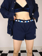 Load image into Gallery viewer, The Tacchini Tennis| Vintage 90s Sergio Tacchini sport tennis shorts dark blue navy 50 M-L
