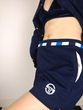 Load image into Gallery viewer, The Tacchini Tennis| Vintage 90s Sergio Tacchini sport tennis shorts dark blue navy 50 M-L
