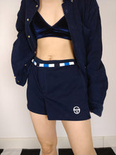 Load image into Gallery viewer, The Tacchini Tennis| Vintage 90s Sergio Tacchini sport tennis shorts dark blue navy 50 M-L

