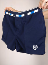 Load image into Gallery viewer, The Tacchini Tennis| Vintage 90s Sergio Tacchini sport tennis shorts dark blue navy 50 M-L
