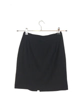 Load image into Gallery viewer, The Black Skirt | Vintage mini midi pencil skirt black XS-S
