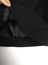 Load image into Gallery viewer, The Black Skirt | Vintage mini midi pencil skirt black XS-S
