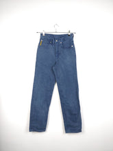Load image into Gallery viewer, The Blue Raybest | Vintage blue Raybest high waist denim straight fit pants XS-S
