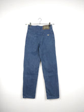 Lade das Bild in den Galerie-Viewer, Der blaue Raybest | Vintage blaue Raybest Jeanshose mit hoher Taille und gerader Passform, XS-S
