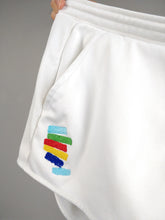Load image into Gallery viewer, The White Tacchini | Vintage 90s Sergio Tacchini tennis shorts white embroidery XS-S
