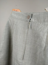 Load image into Gallery viewer, The Grey Benetton | Vintage United Colors of Benetton grey wool pencil mini skirt XS
