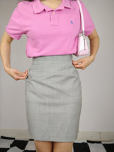 Load image into Gallery viewer, The Grey Benetton | Vintage United Colors of Benetton grey wool pencil mini skirt XS
